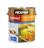 REXPAR BARNIZ DECORATIVO INTERIOR BRILLANTE 4 LITROS