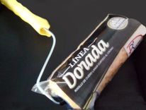 RODILLO DORADO CUERO LANAR CURTIDO 22CM